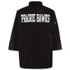 Ten Pearl Button Black Chef Coat Thumbnail
