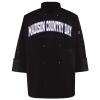 Ten Pearl Button Black Chef Coat Thumbnail