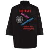 Ten Pearl Button Black Chef Coat Thumbnail