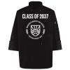 Ten Pearl Button Black Chef Coat Thumbnail