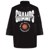 Ten Pearl Button Black Chef Coat Thumbnail