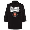 Ten Pearl Button Black Chef Coat Thumbnail
