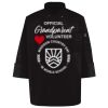 Ten Pearl Button Black Chef Coat Thumbnail