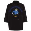 Ten Pearl Button Black Chef Coat Thumbnail