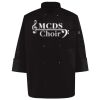 Ten Pearl Button Black Chef Coat Thumbnail