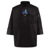 Black Knot Button Chef Coat Thumbnail