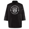 Black Knot Button Chef Coat Thumbnail