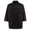 Black Knot Button Chef Coat Thumbnail